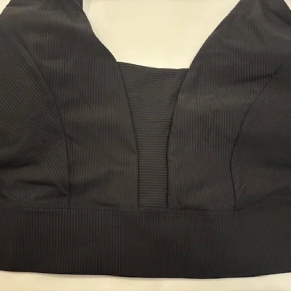 Old Navy Active NWOT (2) Powersoft Sports Bras Removable Cups Gray Black 3X - Picture 6 of 9